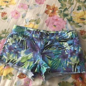 Hawaii style Aeropostale’s jeans shorts